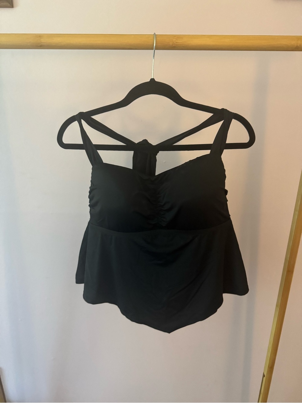 Mynah Black Women’s Swim Tankini Halter Top